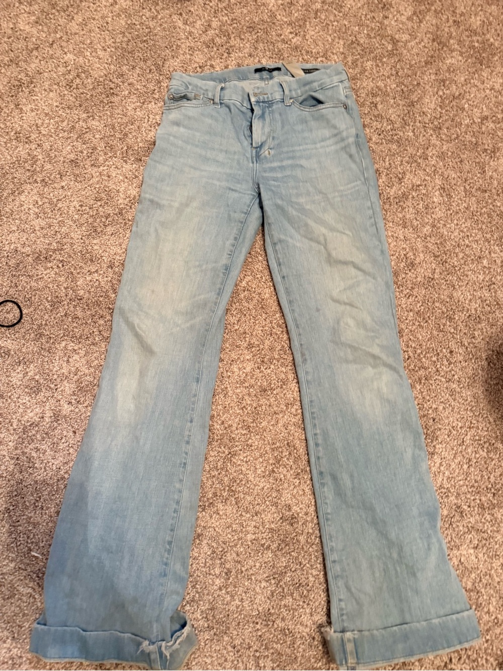 Women's Light Blue Flared Jeans